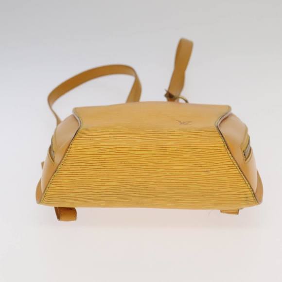 LOUIS VUITTON Epi Mabillon Backpack Yellow M52239 LV Auth 99276 - Picture 5 of 16